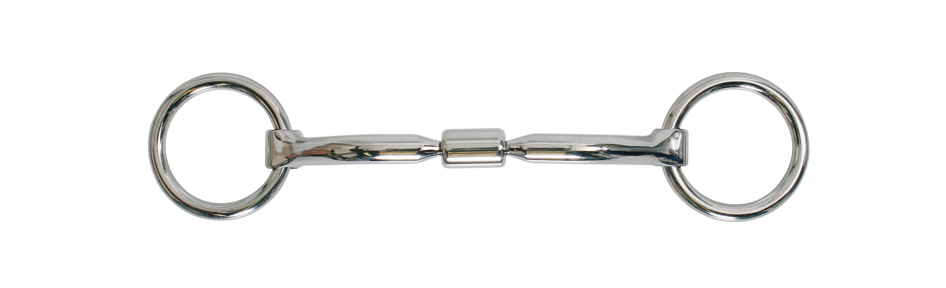 Platinum Small Loose Ring Snaffle With Roller - Equine Horse Wear 