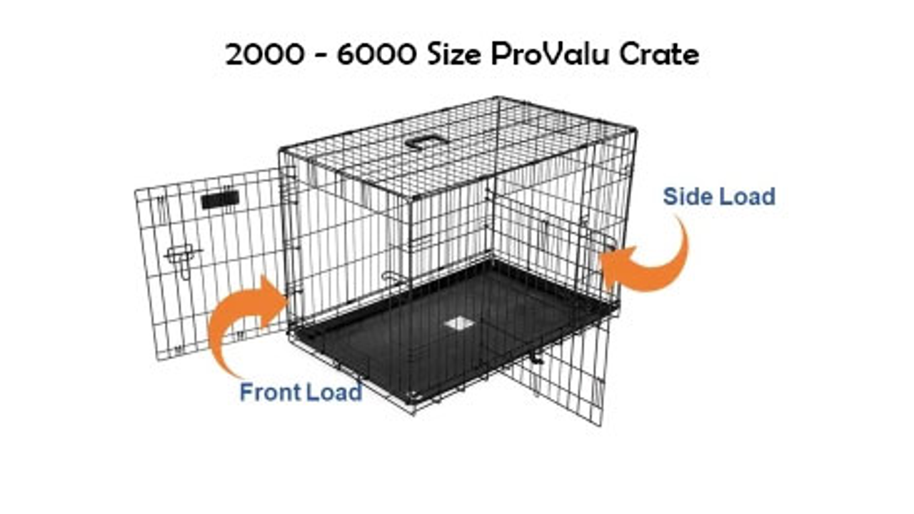 Precision Pro Valu Crate #4000 90x58x65cm - Dog Housing & Dog Doors 