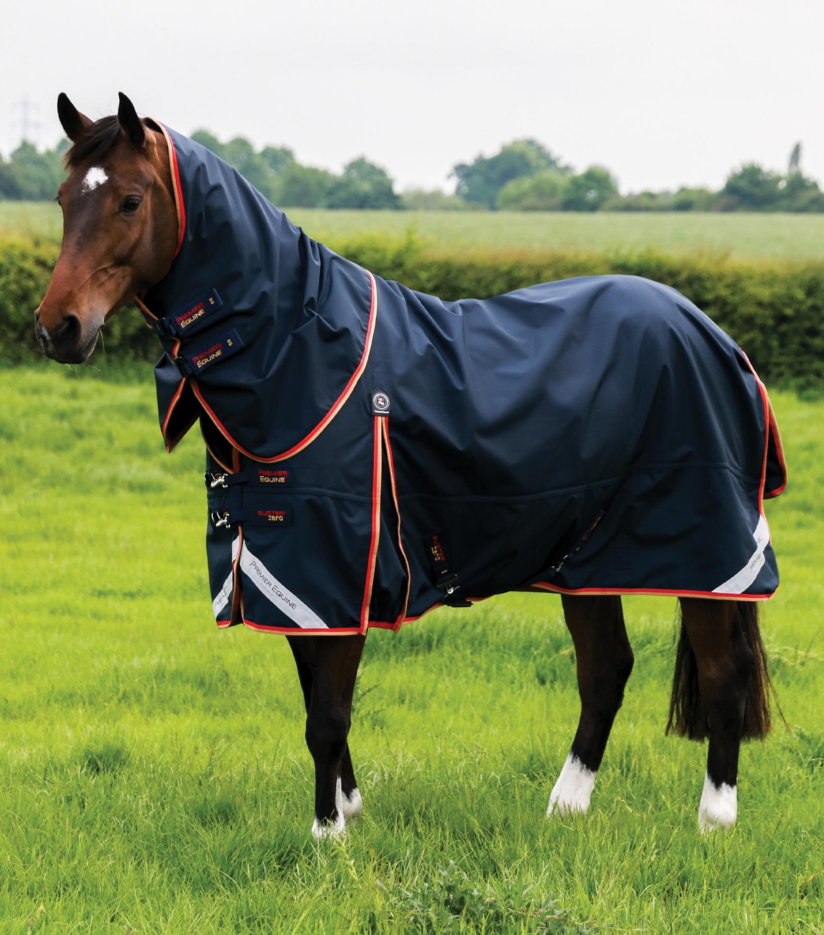 Premier Equine Buster Zero Turnout Rug with Classic Neck Cover - Equine Horse Wear 