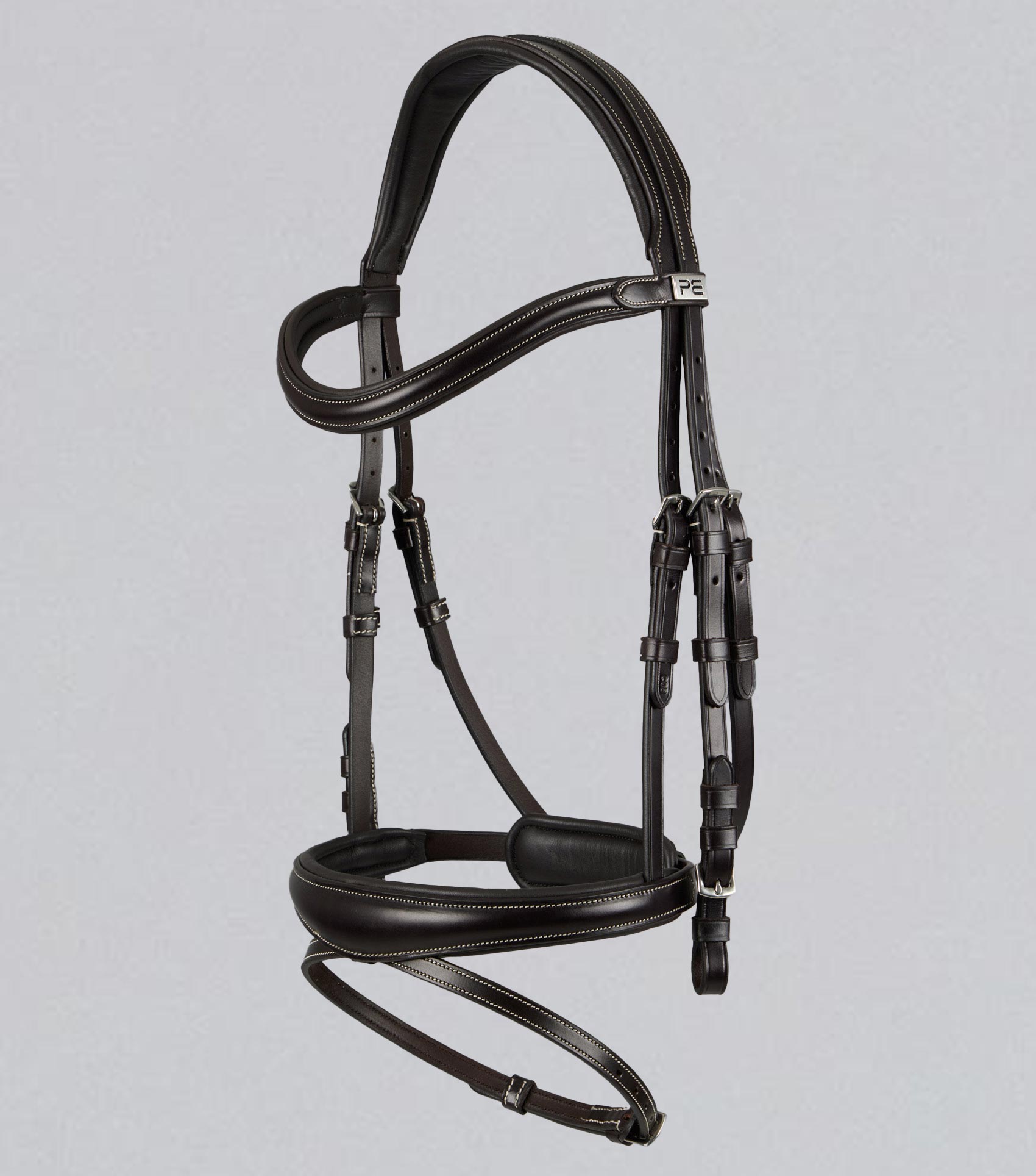 Premier Equine Cassano Snaffle Bridle Brown - Equine Horse Wear 