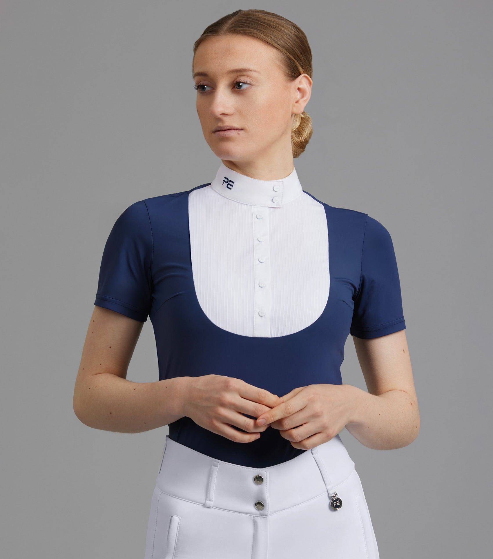 Premier Equine Famosa Short Sleeve Competition Shirt - Equestrian Shirts & Jackets 