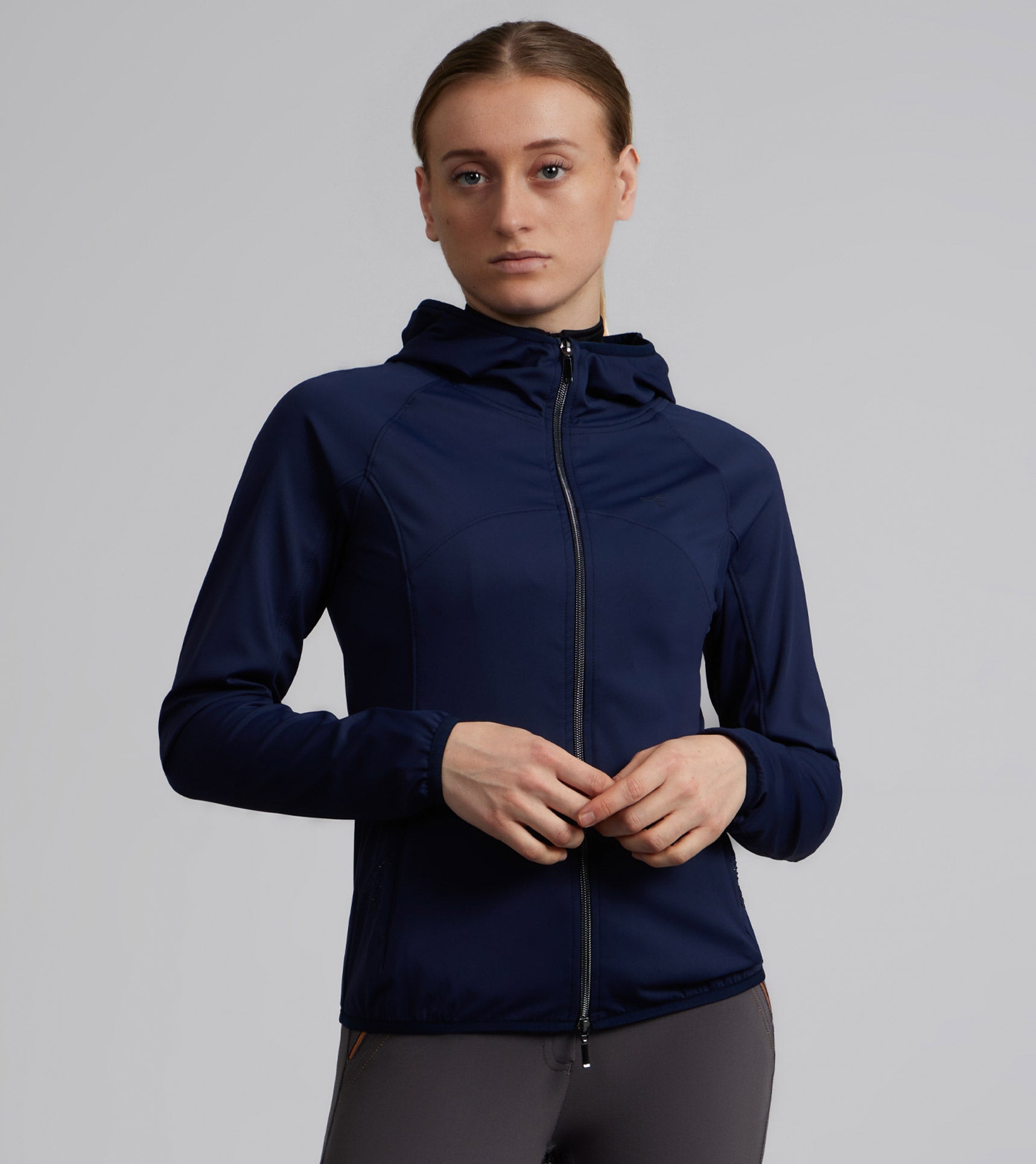 Premier Equine Franca Ladies Sports Jacket Navy - Equestrian Shirts & Jackets 