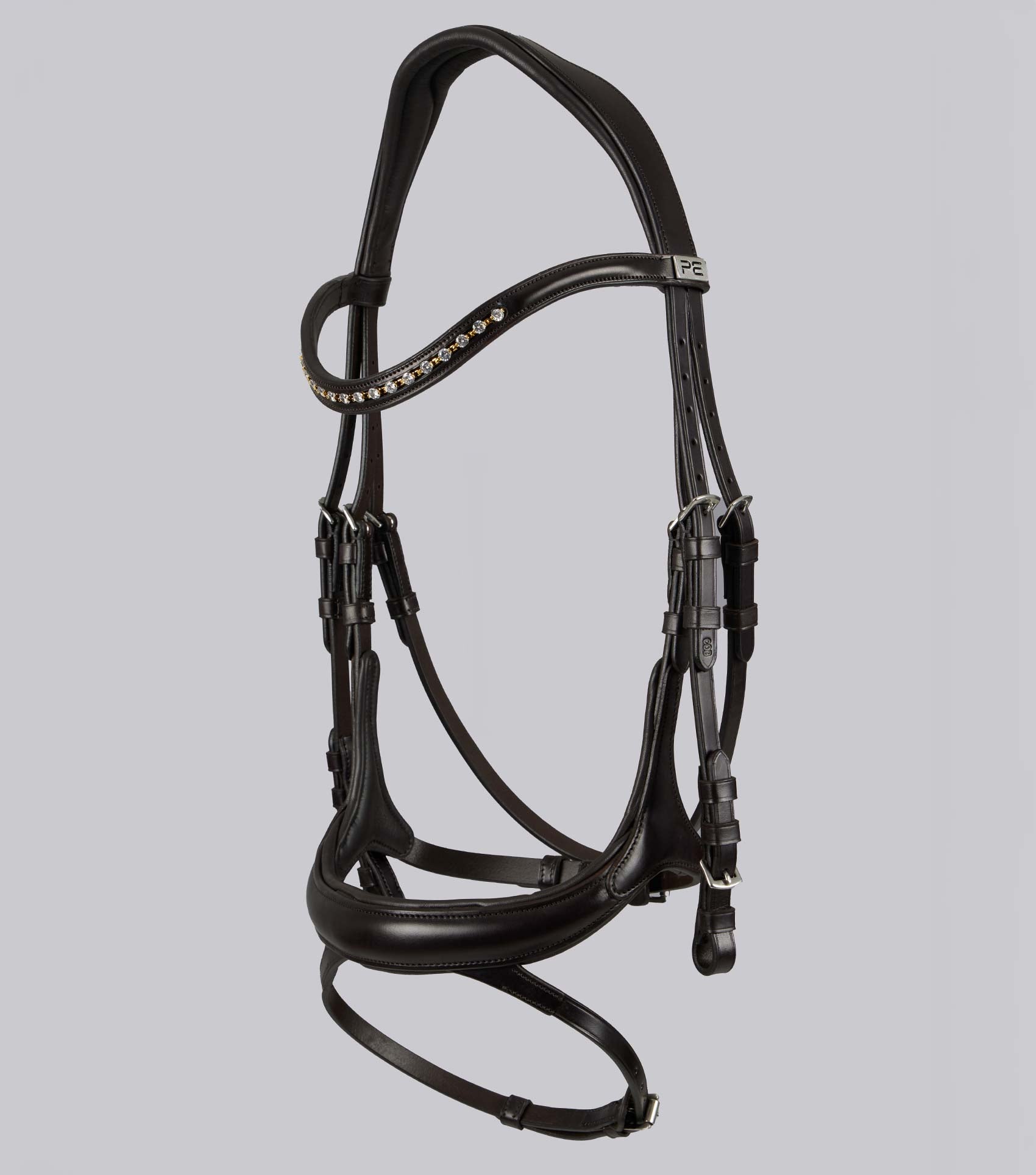 Premier Equine Palazzo Anatomical Bridle Brown - Equine Horse Wear 