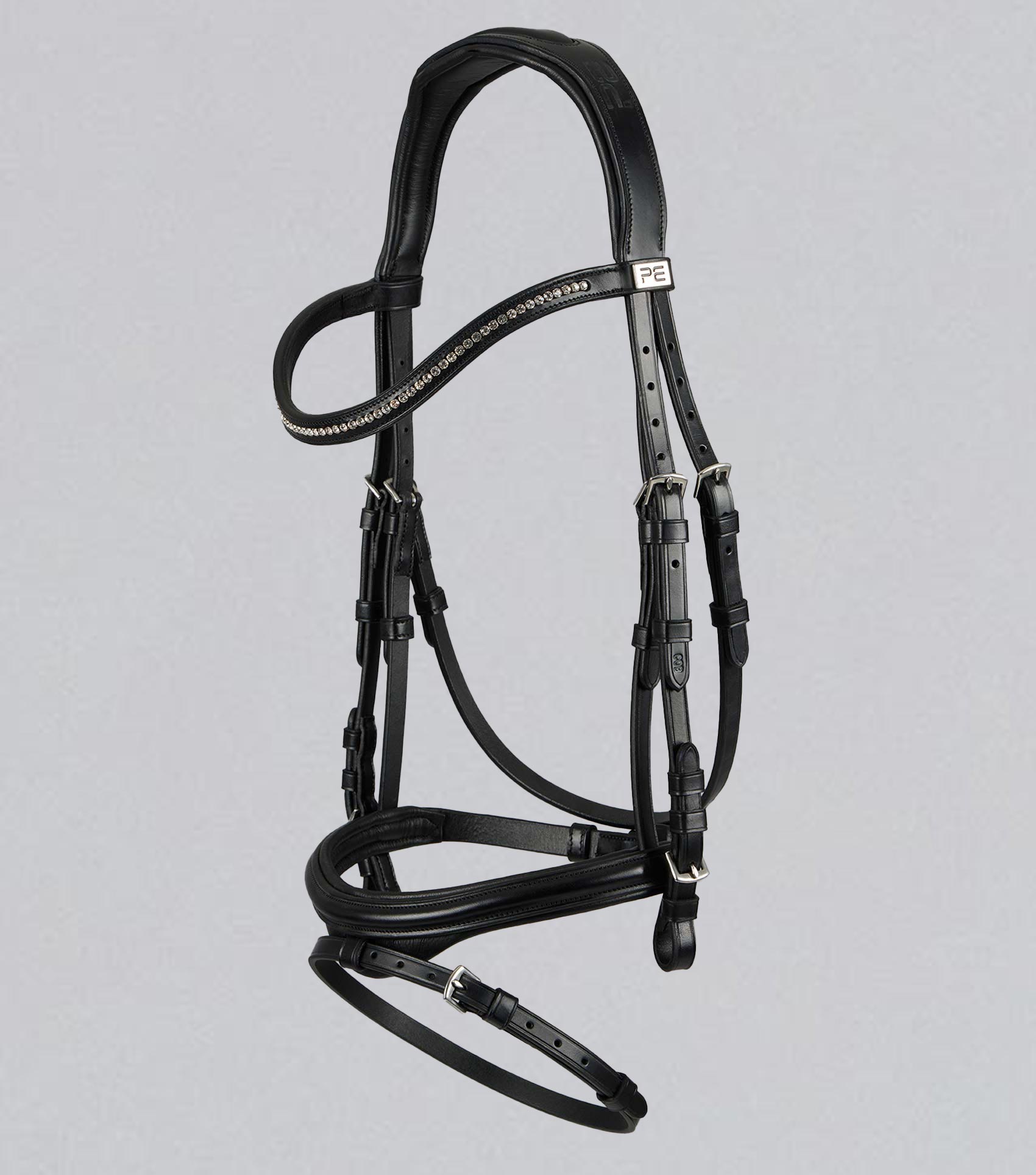 Premier Equine Rivere Snaffle Bridle Black - Equine Horse Wear 
