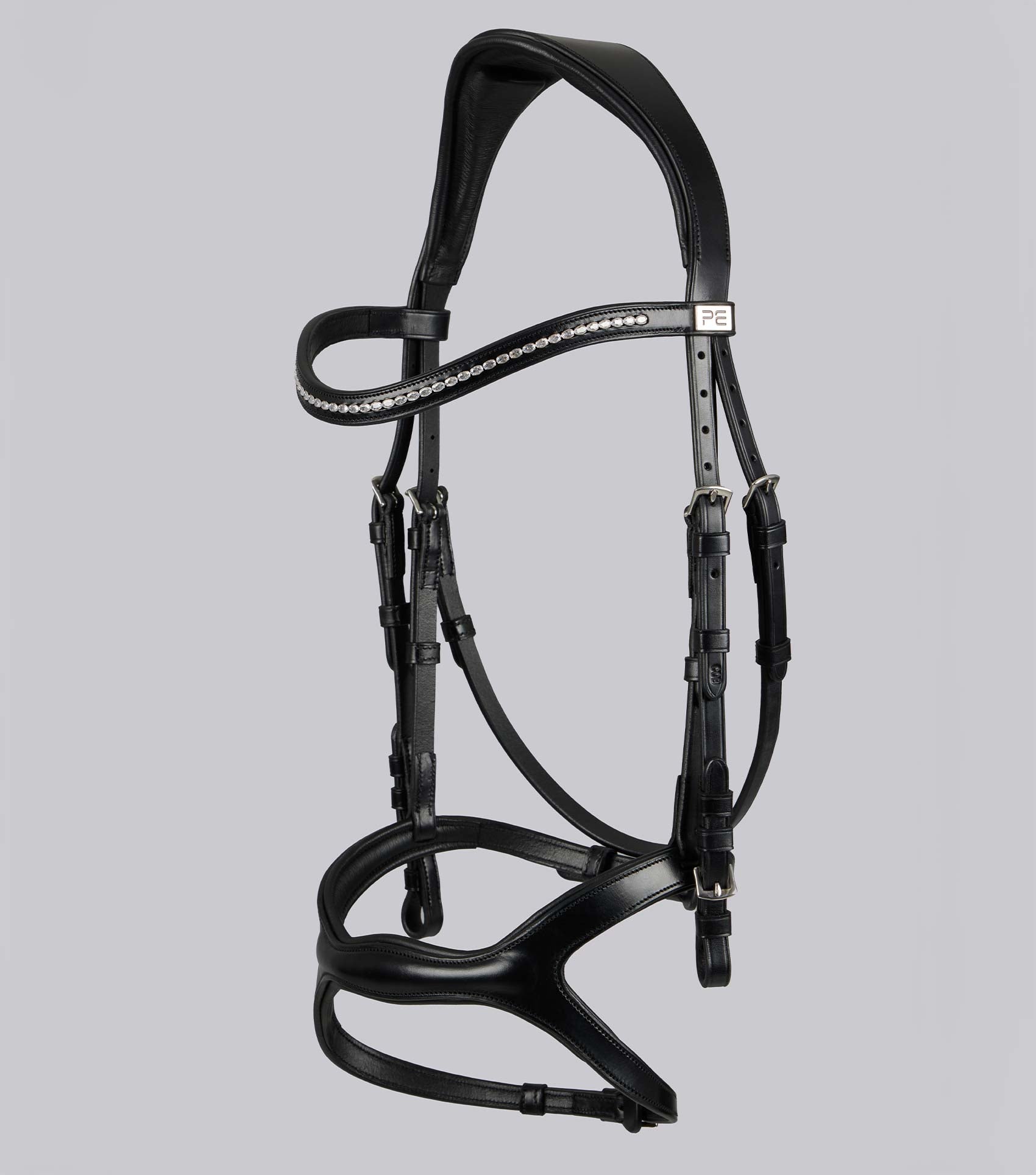 Premier Equine San Paolo Anatomical Bridle Black - Equine Horse Wear 