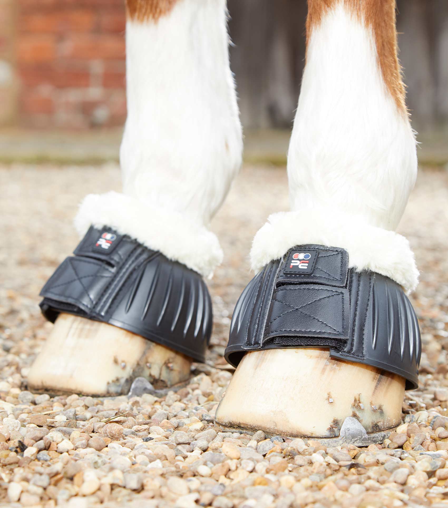 Premier Equine Techno Wool Rubber Bell Over Reach Boots - Equine Horse Wear 