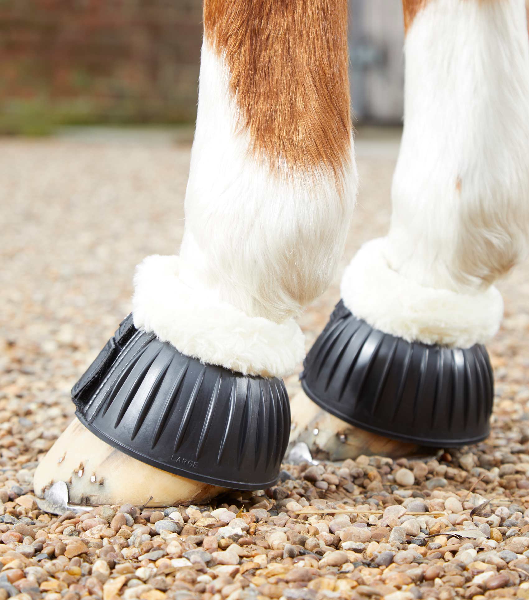 Premier Equine Techno Wool Rubber Bell Over Reach Boots - Equine Horse Wear 