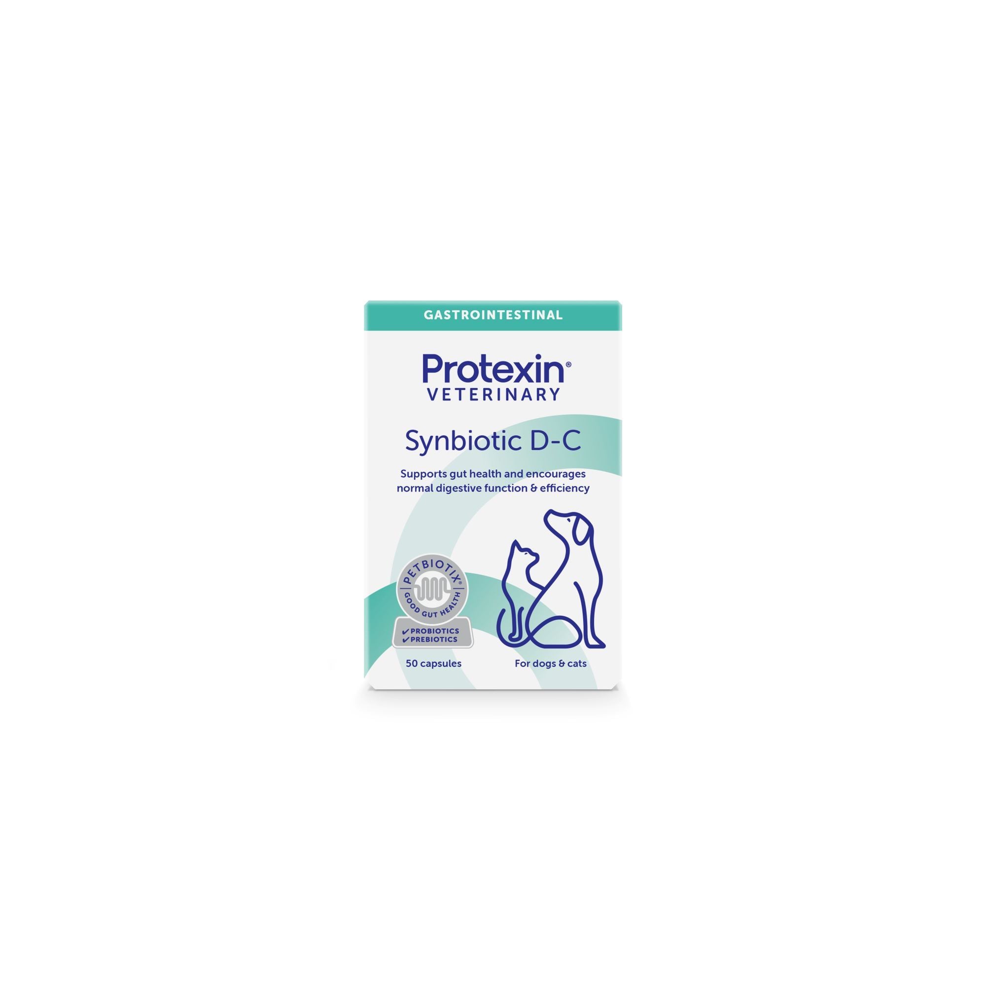 Protexin Synbiotic DC Daily Capsules 50 Pack - Veterinary Canine Gastrointestinal Health 