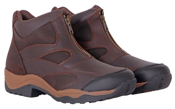 Cavallino Leather Paddock Zip Boots