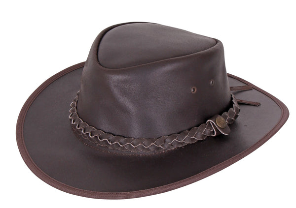 Double Hill Wyoming Leather Hat