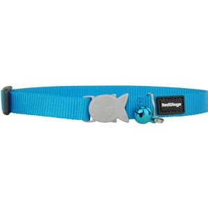 Red Dingo Cat Collar Turquoise