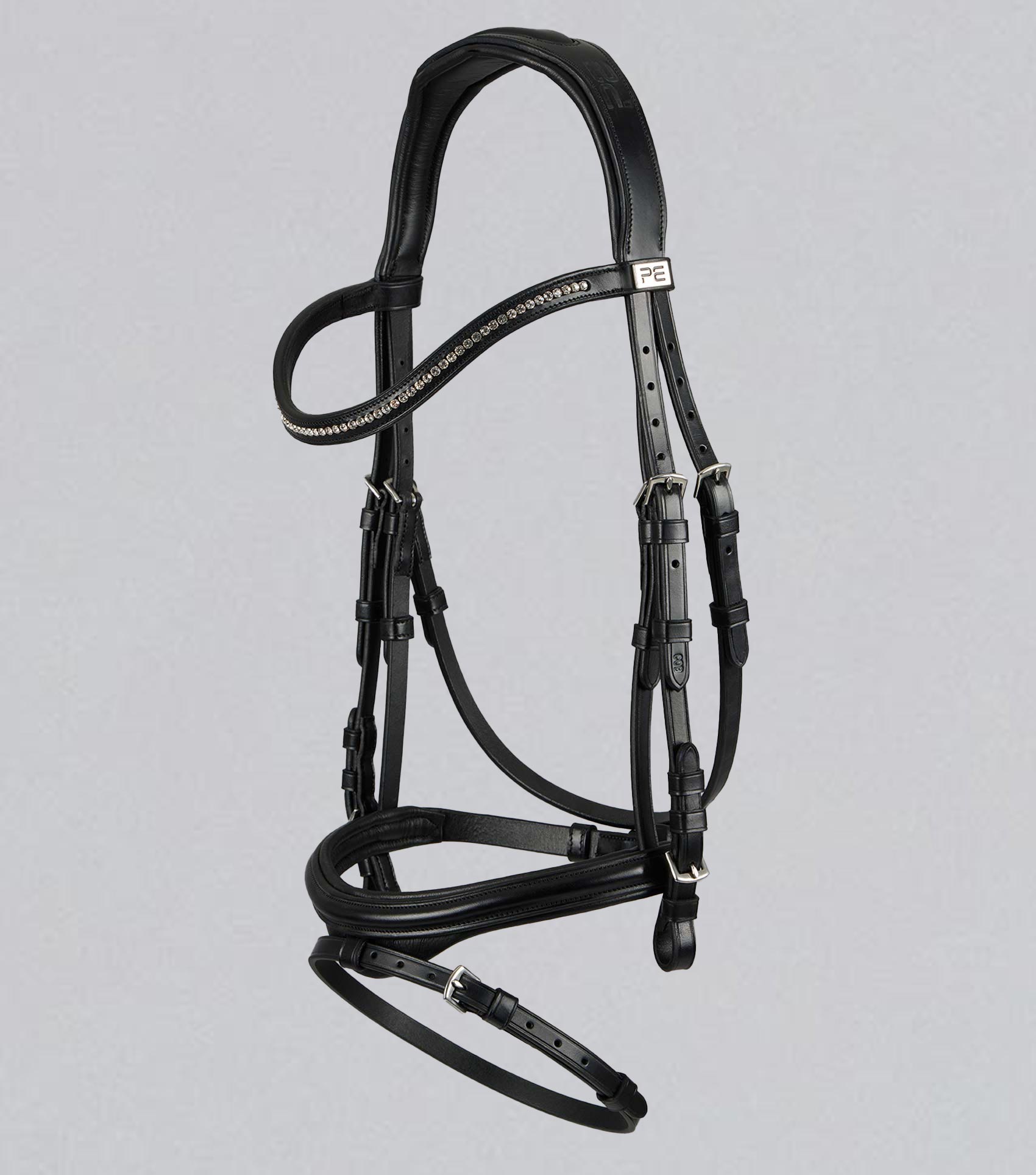 Premier Equine Rivere Snaffle Bridle Black