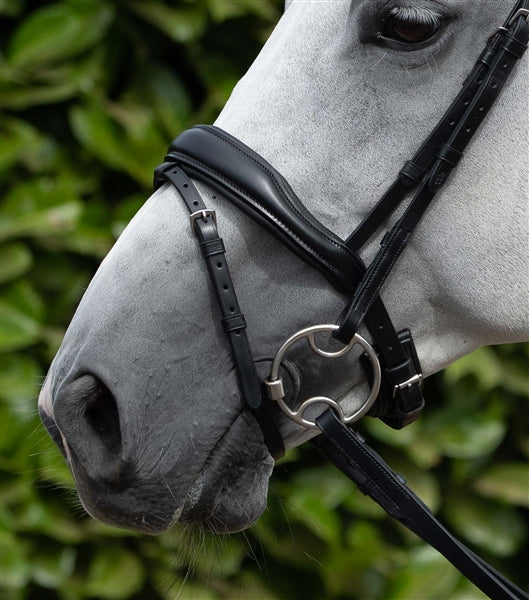 Premier Equine Rizzo Anatomic Snaffle Bridle with Flash