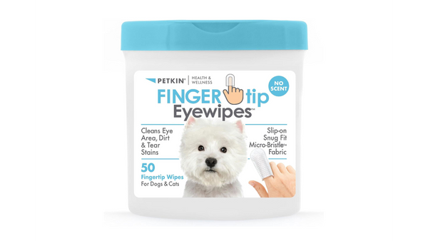Petkin Fingertip Eye Wipes 50 Pack