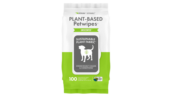 Petkin Plant Based Pet Wipes 100 Pack
