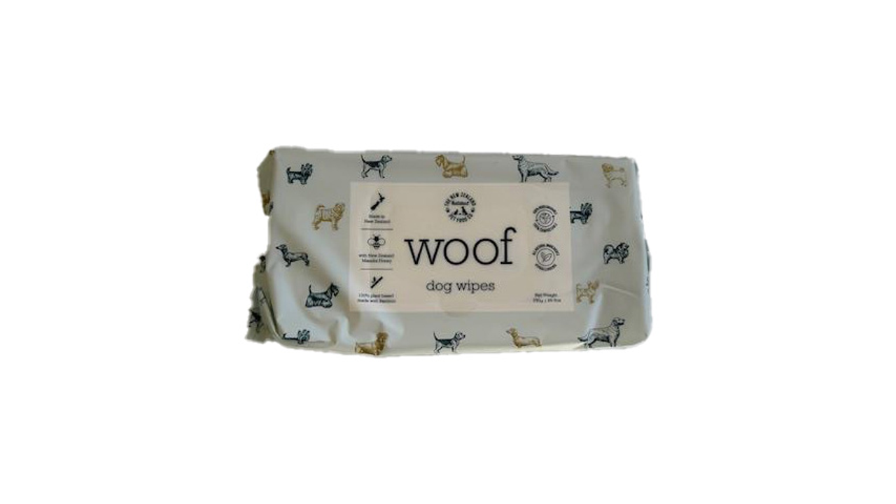 Woof Manuka Honey Dog Wipes 80 Pack