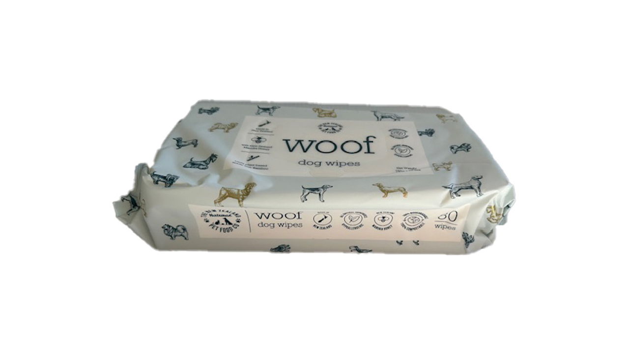 Woof Manuka Honey Dog Wipes 80 Pack