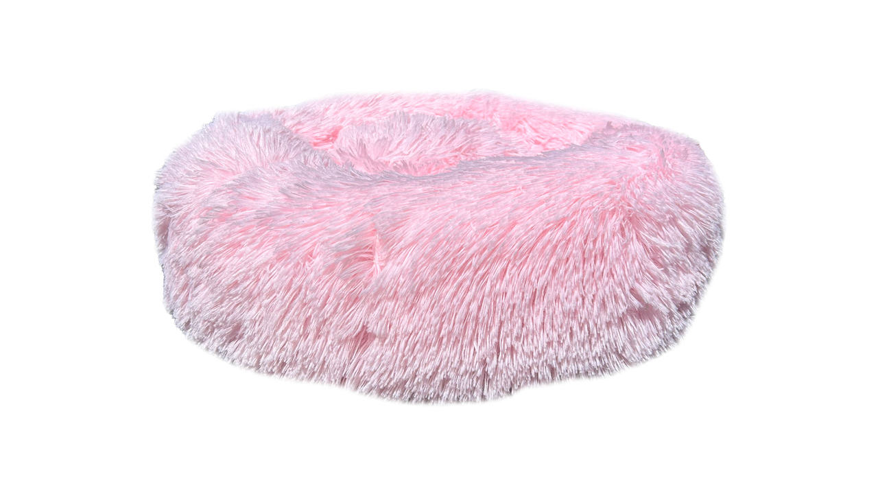 Brooklands Deluxe Calming Pet Bed Candy Floss