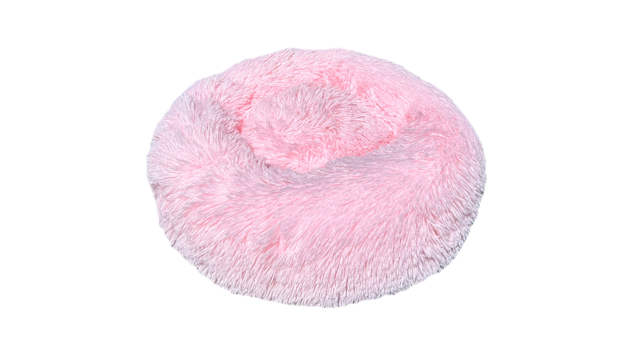 Brooklands Deluxe Calming Pet Bed Candy Floss