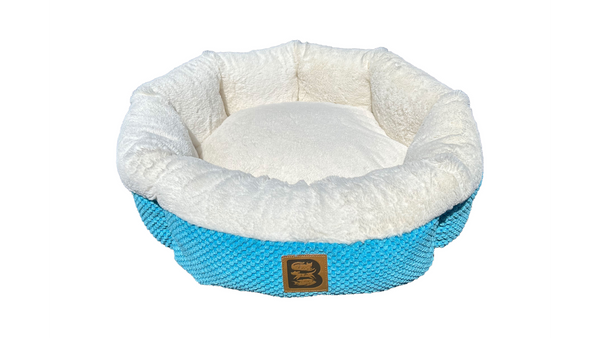 Brooklands Cozy Round Bed Azure Blue 53cm