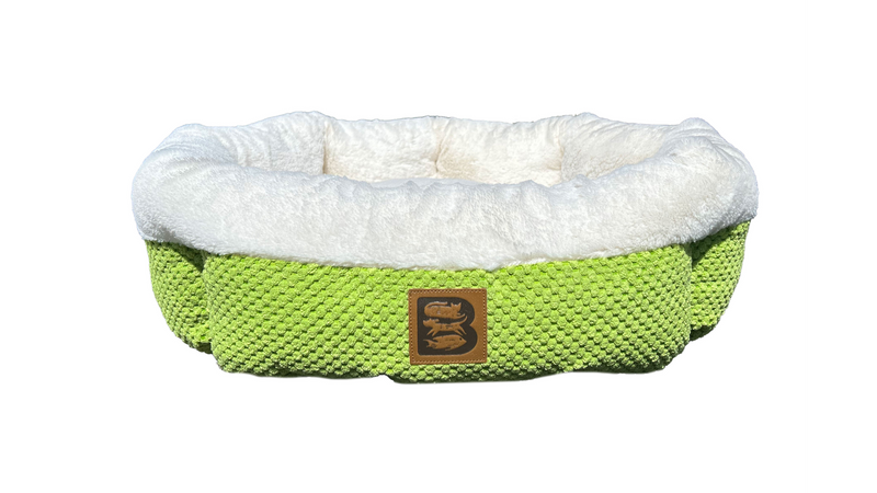 Brooklands Cozy Round Bed Cyber Lime 53cm