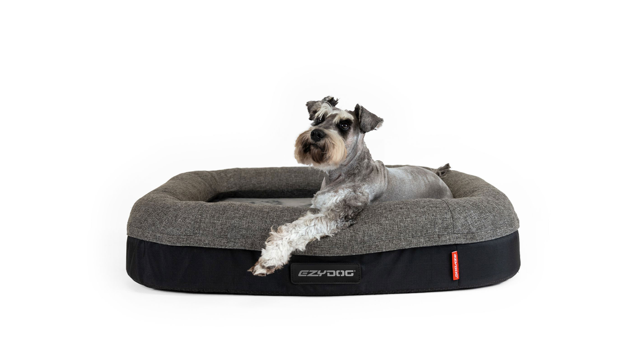 EzyDog 2in1 Ortho Calm Elite Bed Charcoal/Black