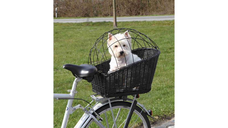 Bicycle Pet Basket with Lattice for Bike Rack