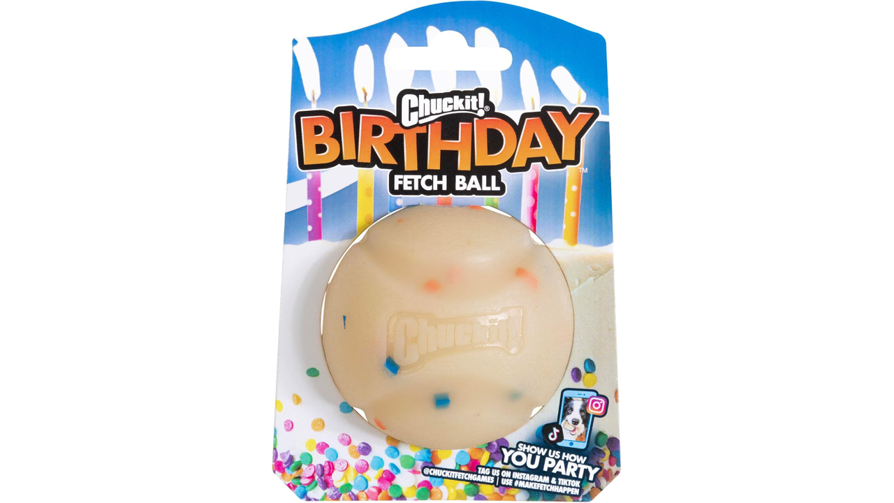 ChuckIt! Birthday Fetch Ball Medium