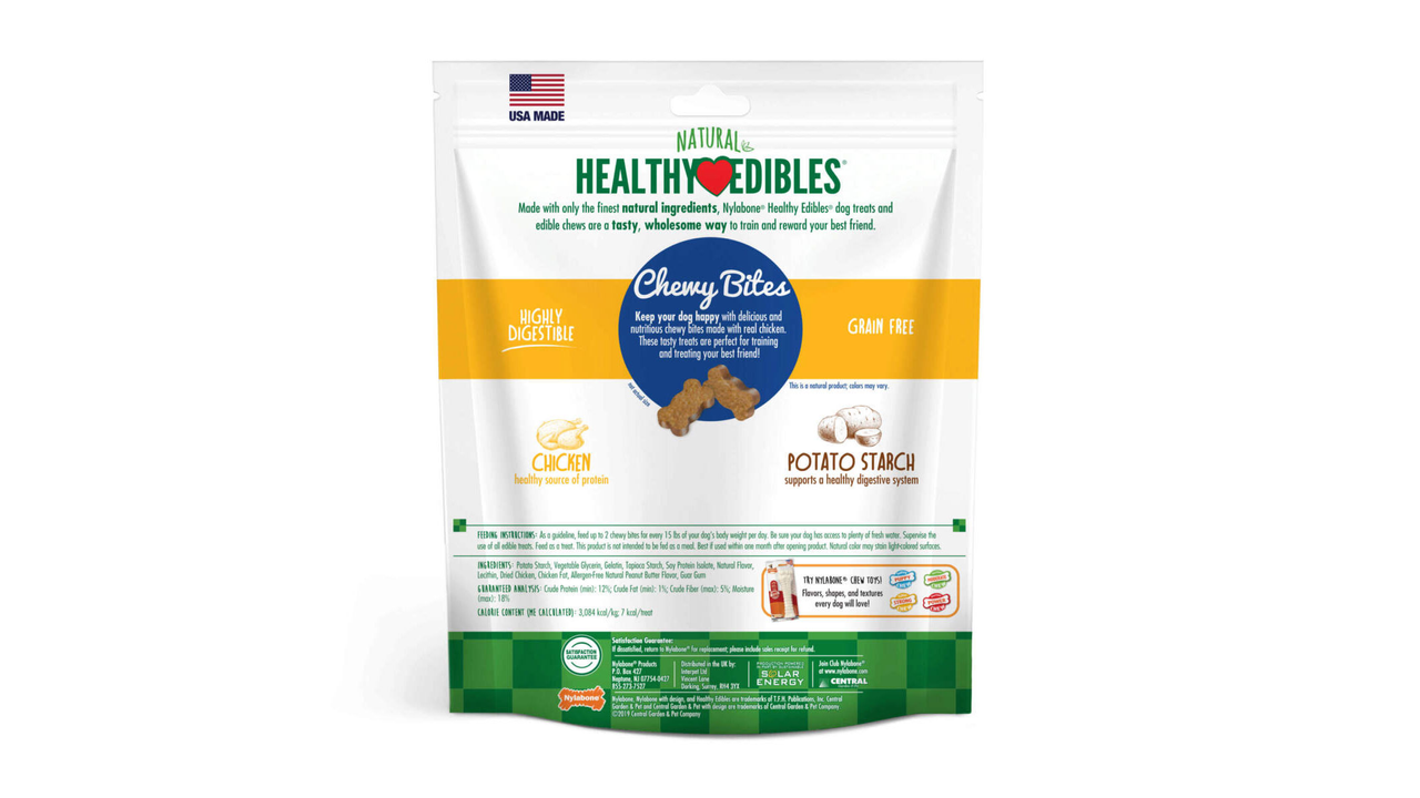 Nylabone Healthy Edibles Chewy Bites Chicken 170g