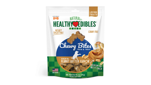 Nylabone Healthy Edibles Chewy Bites Peanut Butter 170g
