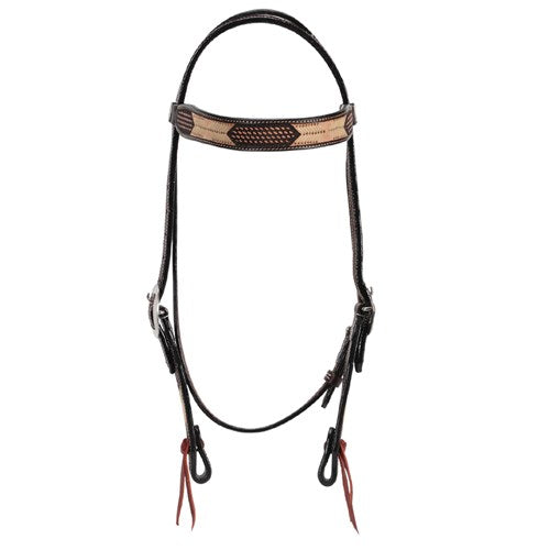 STC Fort Worth Cochise Headstall - Two Tone