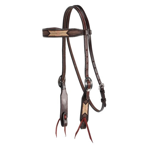 STC Fort Worth Cochise Headstall - Two Tone