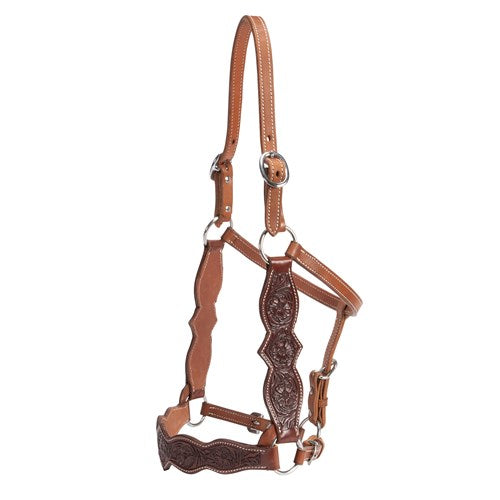 STC Fort Worth Elu Leather Floral Halter