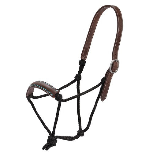 STC Fort Worth Hosa Rope and Leather Halter