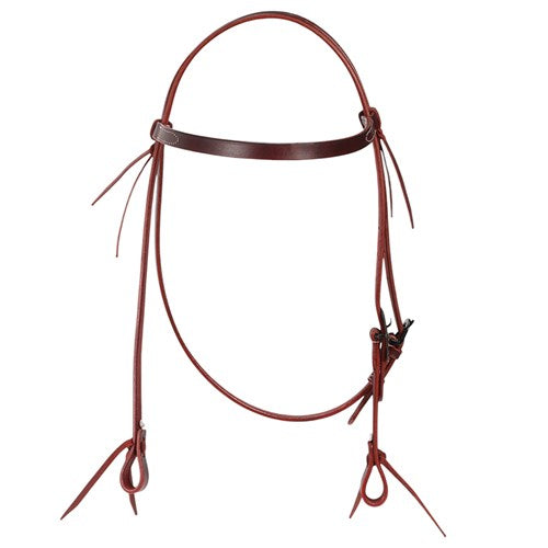STC Fort Worth Oily Headstall with Single Buckle - Latigo