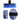 STC Showmaster Grooming Kit Bucket - Equine Horse Wear - Blue-Pink