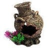 Scales And Tails Vase With Plants Ornament - Fish Tank Decorations - Default Title