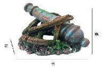 Scales And Tails Wrecked Cannon Ornament - Fish Tank Decorations - Default Title