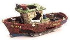 Scales And Tails Wrecked Tug Boat Ornament - Fish Tank Decorations - Default Title