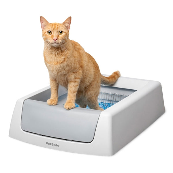 ScoopFree Crystal Classic Self-Cleaning Litter Box - Cat Clean Up 
