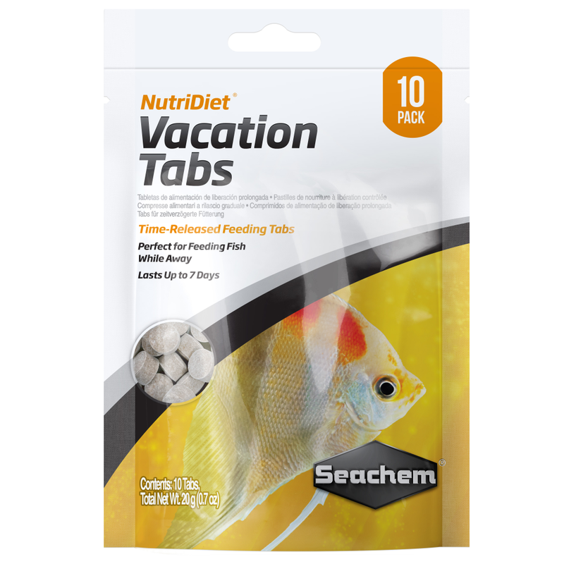 Seachem NutriDiet Vacation Tabs 10 Pack