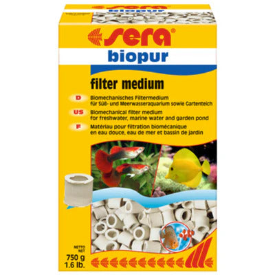 Sera Biopur - Fish Tank Filter Media - 750g