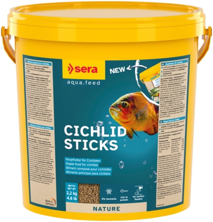 Sera Cichlid Sticks - Fish Tank Food - 10L / 2.2kg