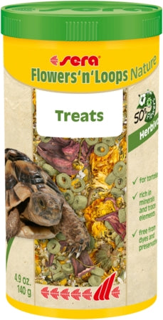 Sera Flower 'n Loops - Reptile Food - 1000ml / 140g