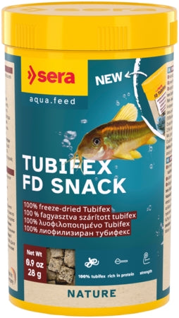 Sera Freeze-Dried Tubifex - Fish Tank Food - 100ml / 12g-250ml / 28g
