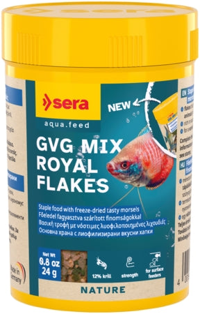 Sera GVG Mix Royal Flakes - Fish Tank Food - 100ml / 24g