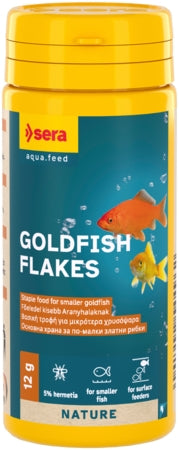 Sera Goldfish Flake - Pond Food - 50ml / 12g-100ml / 22g-250ml / 60g