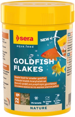 Sera Goldfish Flake - Pond Food - 50ml / 12g-100ml / 22g-250ml / 60g