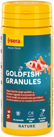Sera Goldfish Granules - Pond Food - 50ml / 18g-100ml / 30g-250ml / 75g