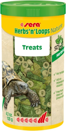 Sera Herbs 'n Loops - Reptile Food - 1000ml / 120g